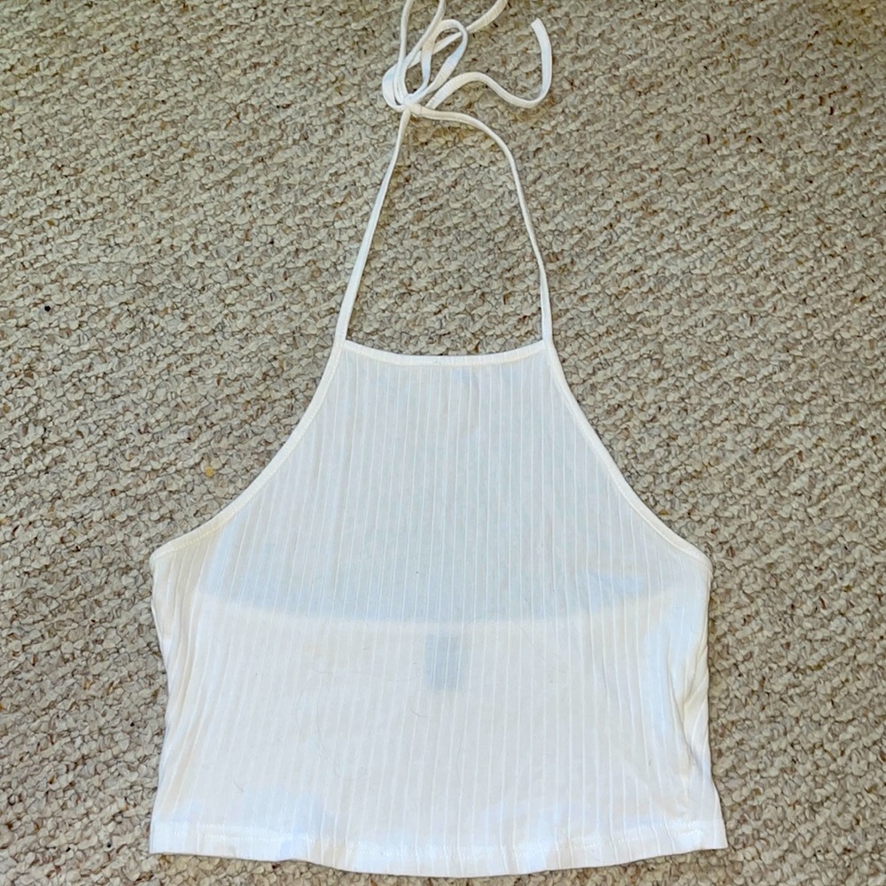 Medium White SHEIN Halter Top
